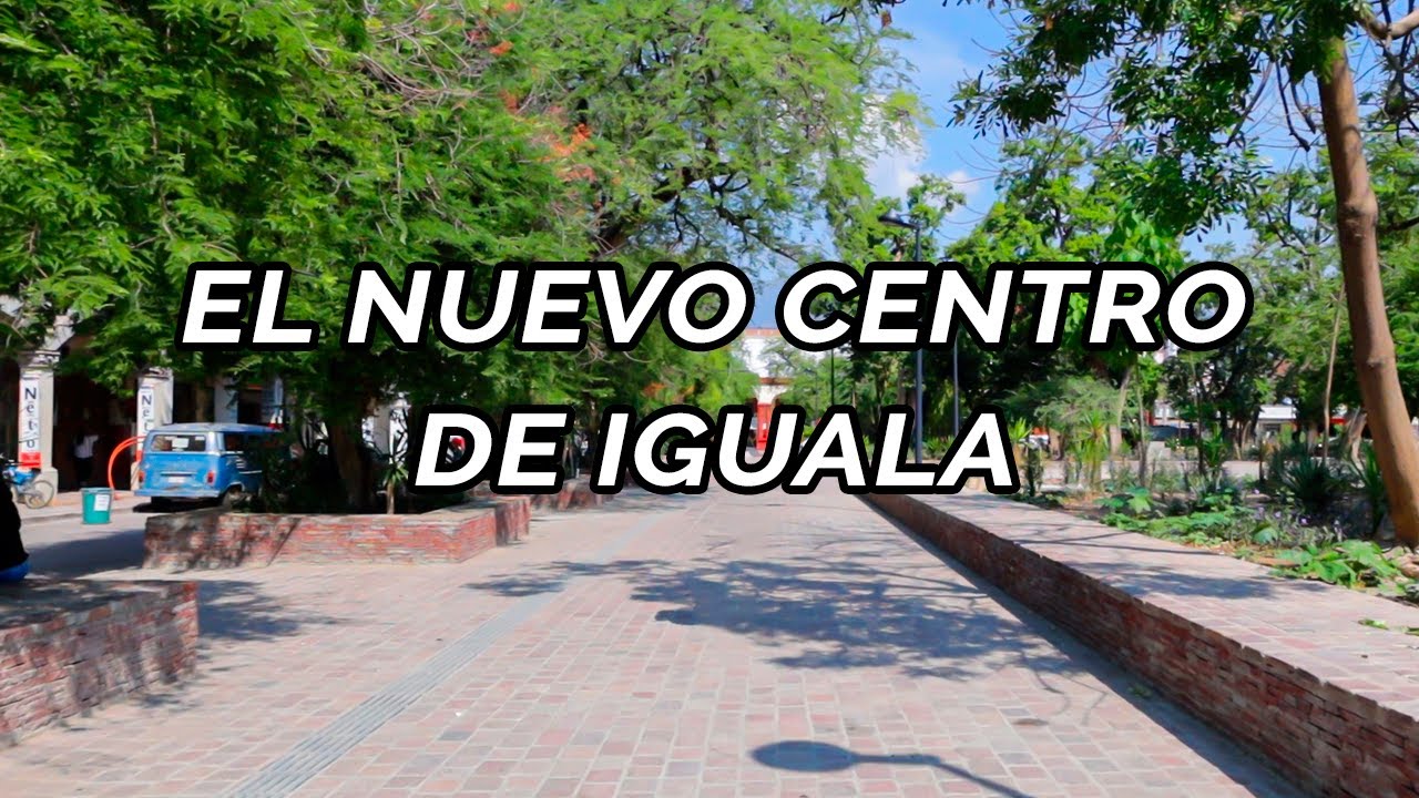 Así va el nuevo centro de Iguala.