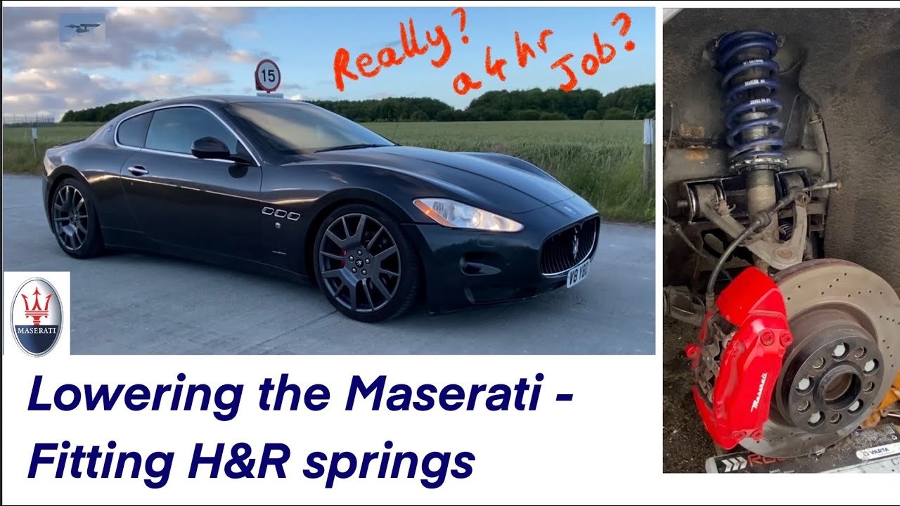 НИЖЕ! Сделайте Maserati Granturismo крутым — с помощью б/у пружин H&R… Часть 15
