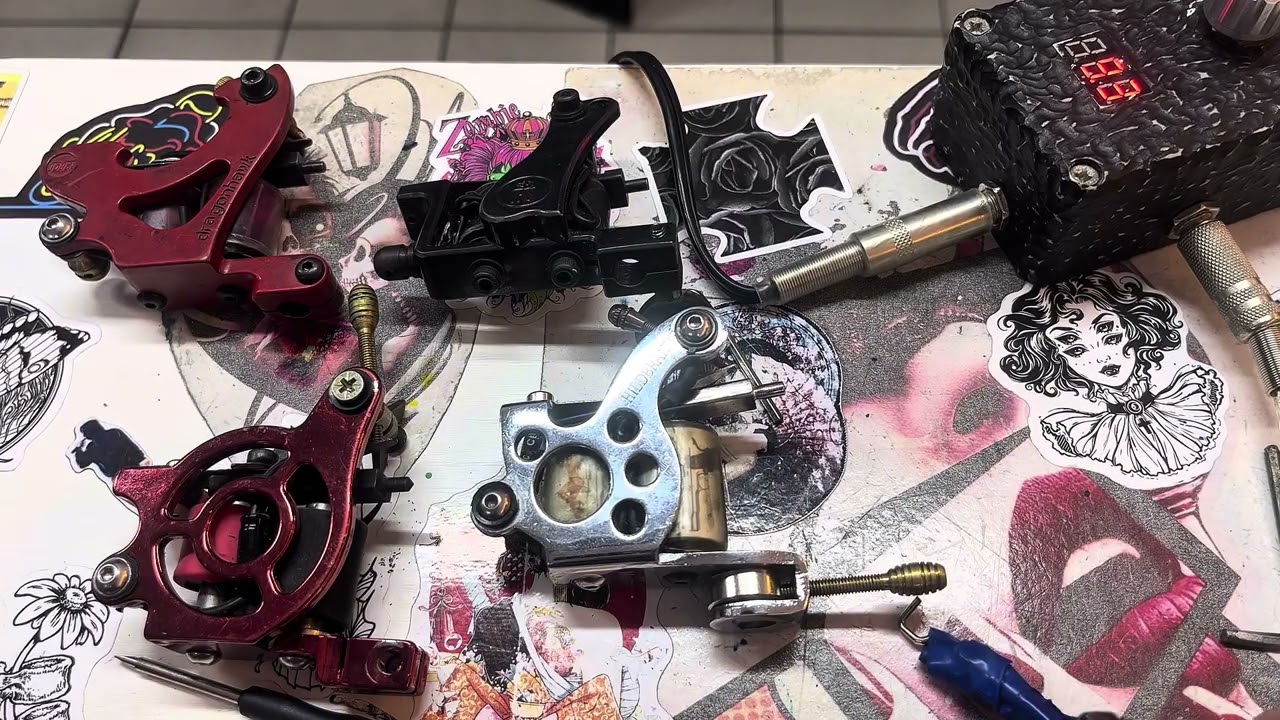 Repair of a Chinese tattoo machine part 2