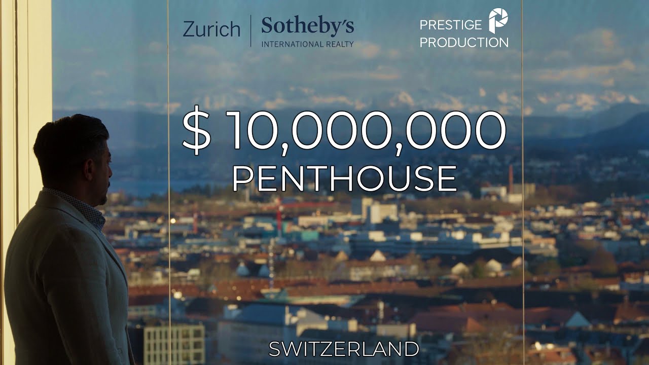 $10,000,000 Swiss Penthouse with Amazing city views!