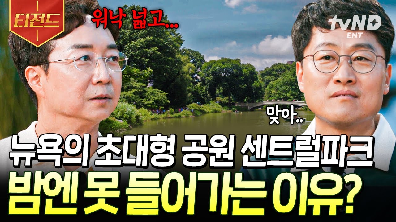 [#알쓸별잡] 사실 반쪽짜리 공원이었다😲 뉴욕의 센트럴파크 공원이 밤에는 못 들어가는 곳인 이유🚶 | #티전드