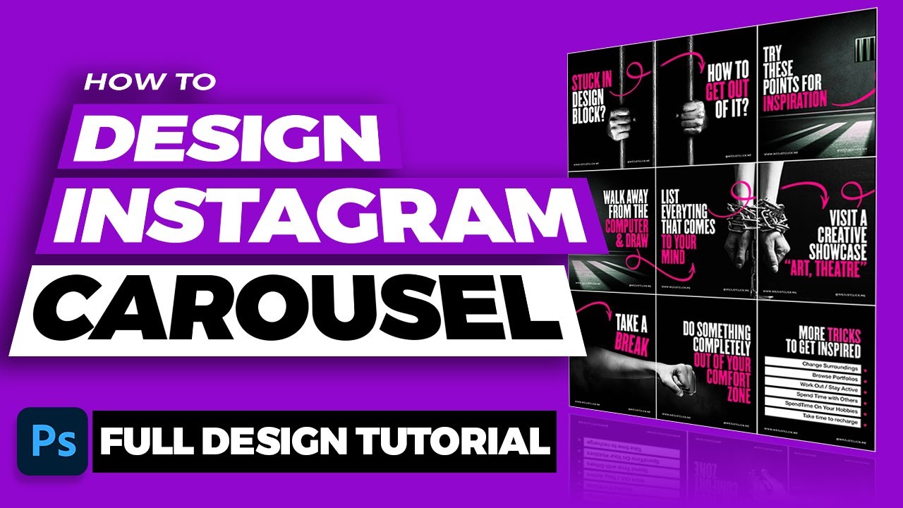 Instagram Carousel in Photoshop - Full easy Tutorial