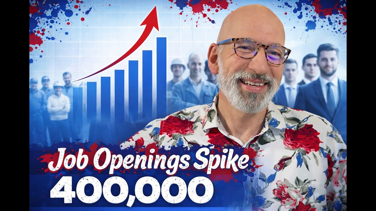Количество вакансий резко возросло на 400 000.