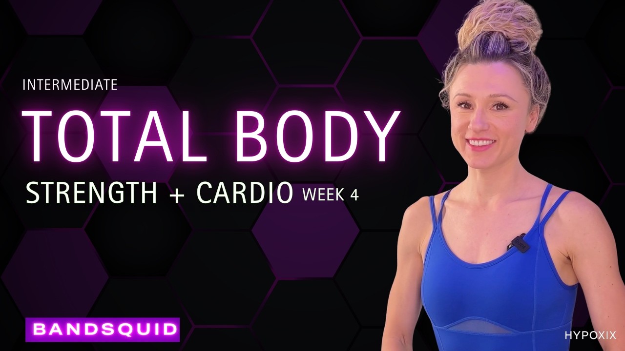 Low-Impact Full Body Workout with Breathwork & Resistance Bands (Week 4)