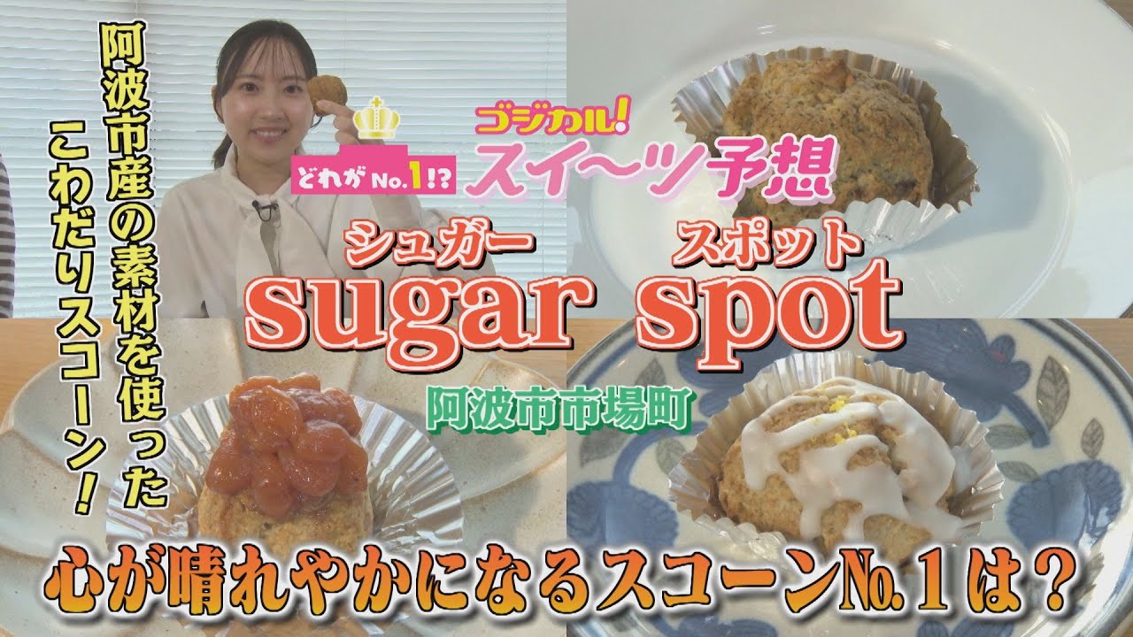 【ゴジカル！】つぐみんのゴジカル！スイーツ予想・シュガースポット（阿波市市場町）