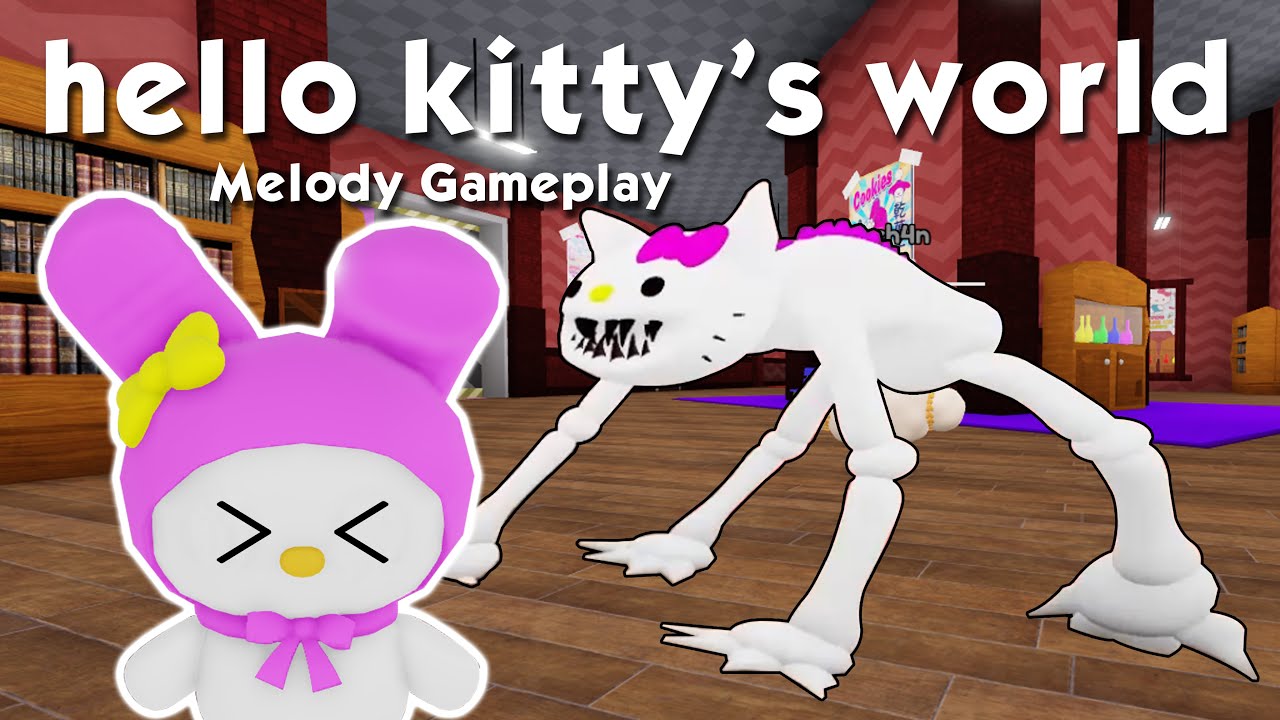 Why The Infected Kitty Is So Scary 😱 | Hello Kitty's World #roblox #dandysworld #fanmadegame