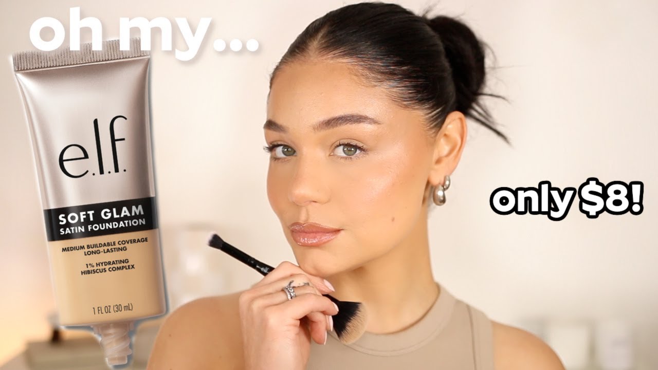 NEW $8 e.l.f. SOFT GLAM SATIN FOUNDATION..woah