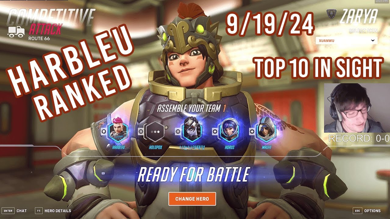 [9/19/24 VOD] Harbleu Plays Overwatch 2 