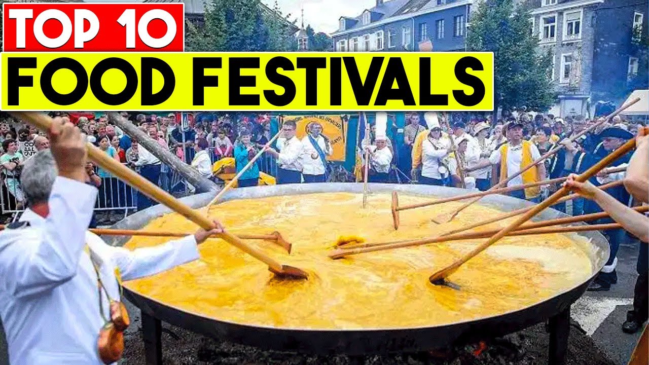 Top 10 food festivals and culinary events around the world: