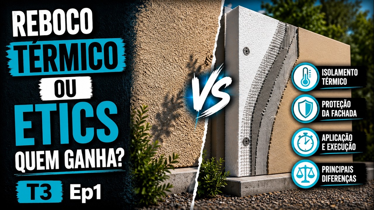 O que escolher: Reboco Térmico ou ETICS? | T3 Ep.1