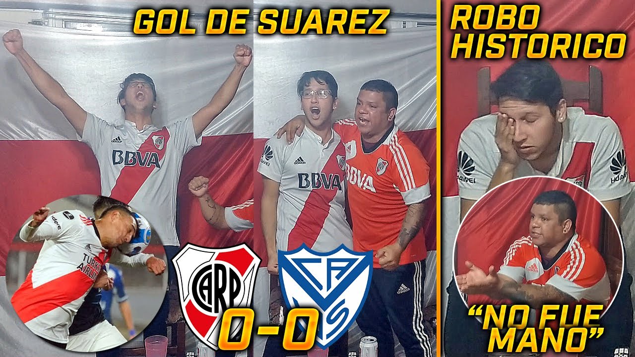 REACCIONES de HINCHAS de RIVER | River 0 V&eacute;lez 0 | Octavos VUELTA - Copa Libertadores 2022