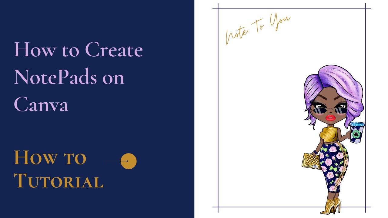 How To Create Notepads On Canva | Tutorial