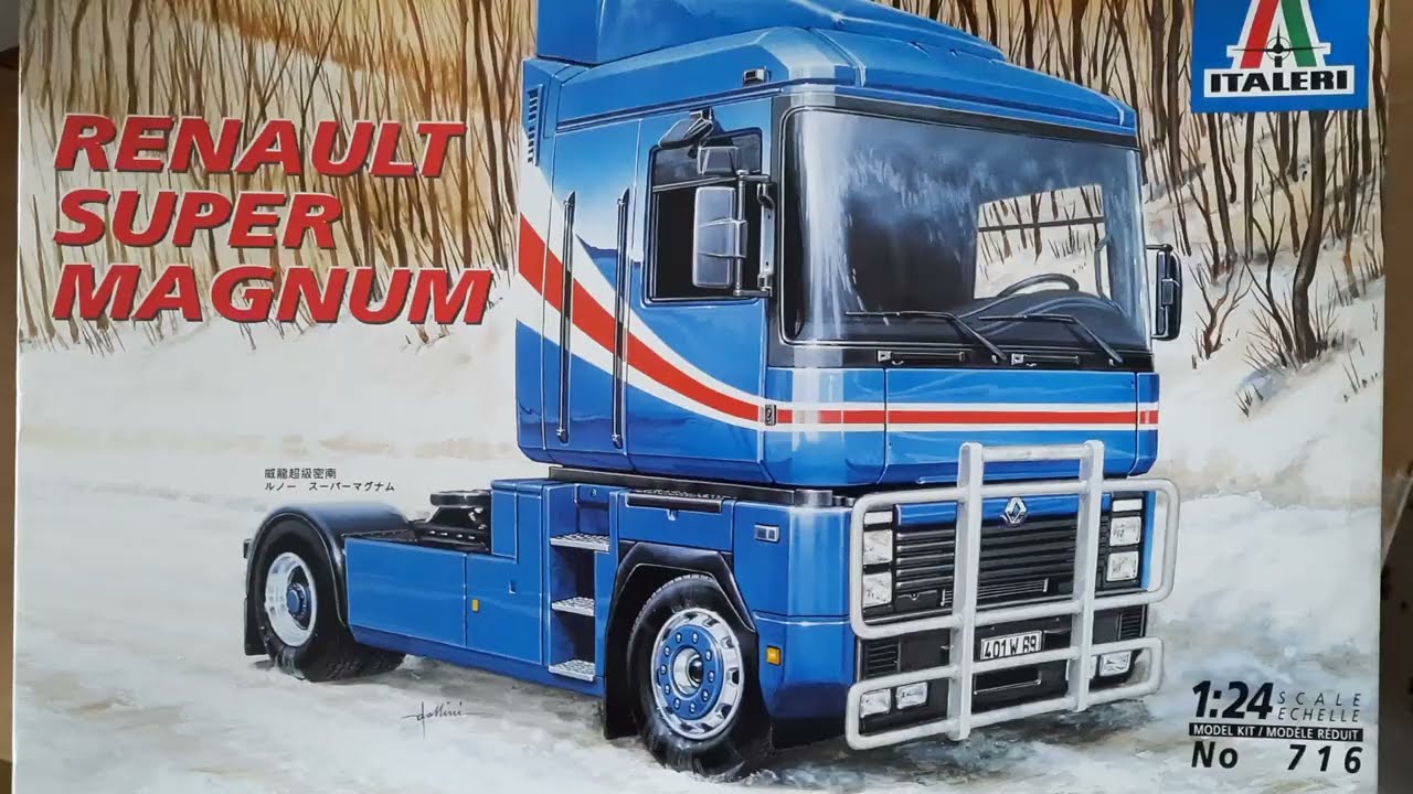 italeri 716 renault super magnum 1/24 🚛🚛
