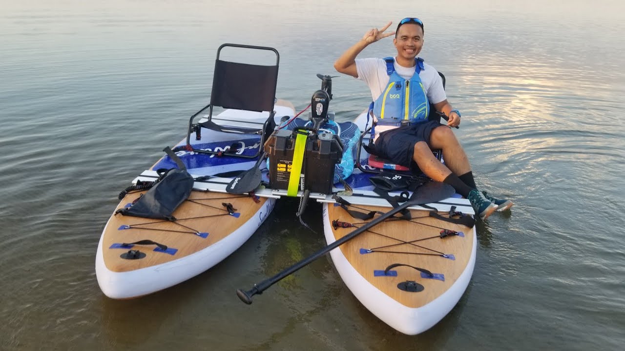 DIY HOMEMADE TWIN PADDLE BOARD.