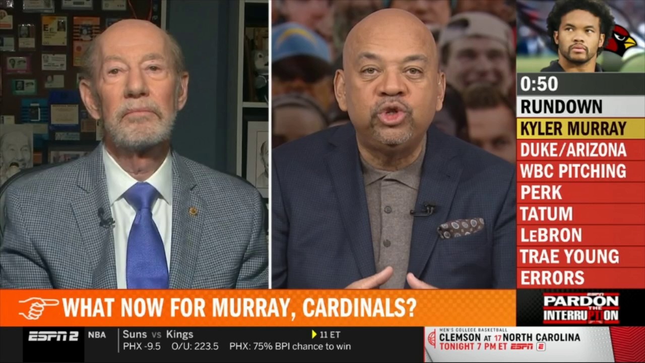 Pardon the Interruption | Kyler Murray era in Arizona is over! - Wilbon on Cardinals release Murray