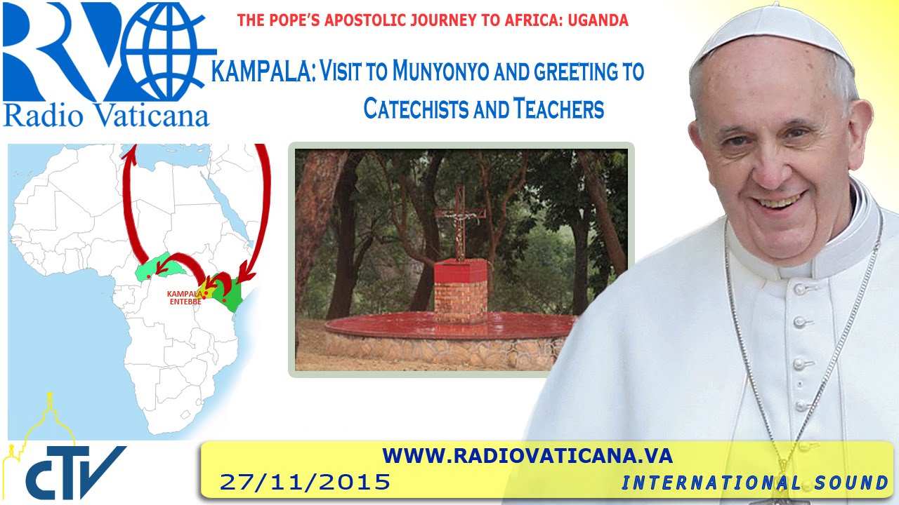 Pope Francis in Uganda: visit to Munyonyo 2015.11.27