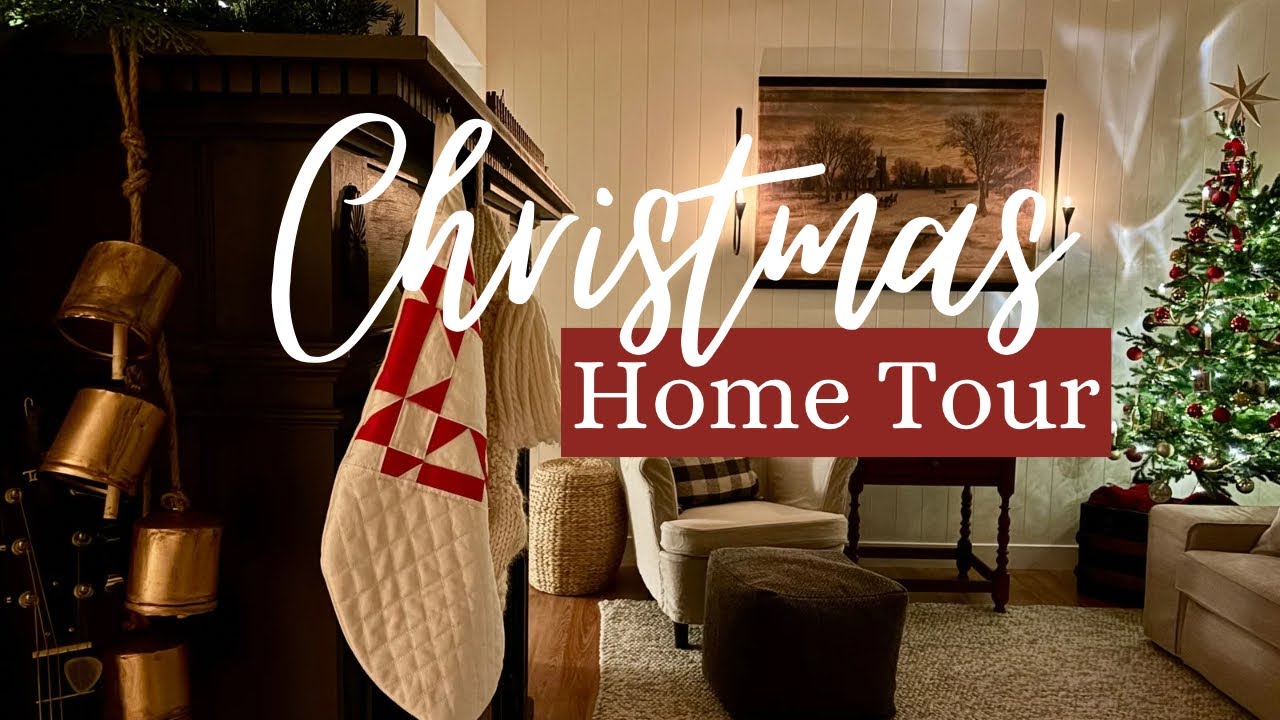 Vintage Christmas Home Tour 2024 Music Only