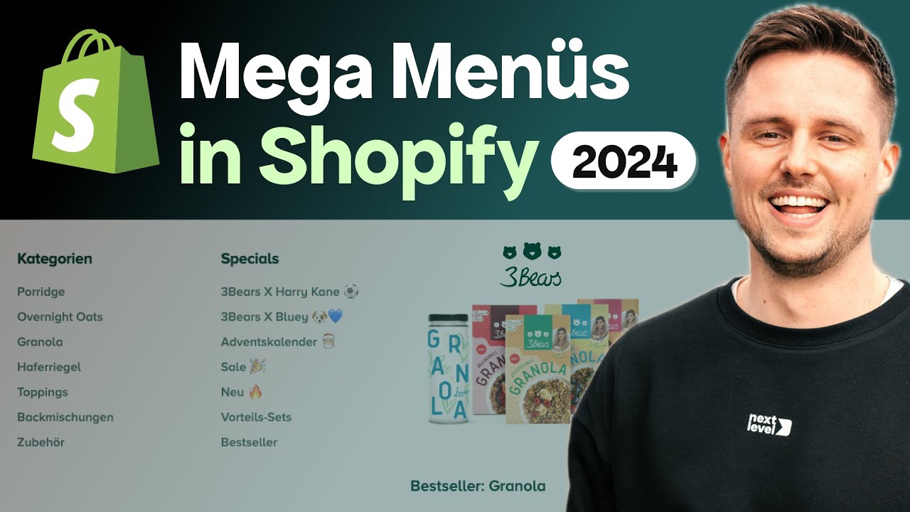 Shopify – Mega Menü erstellen & bearbeiten [2024]