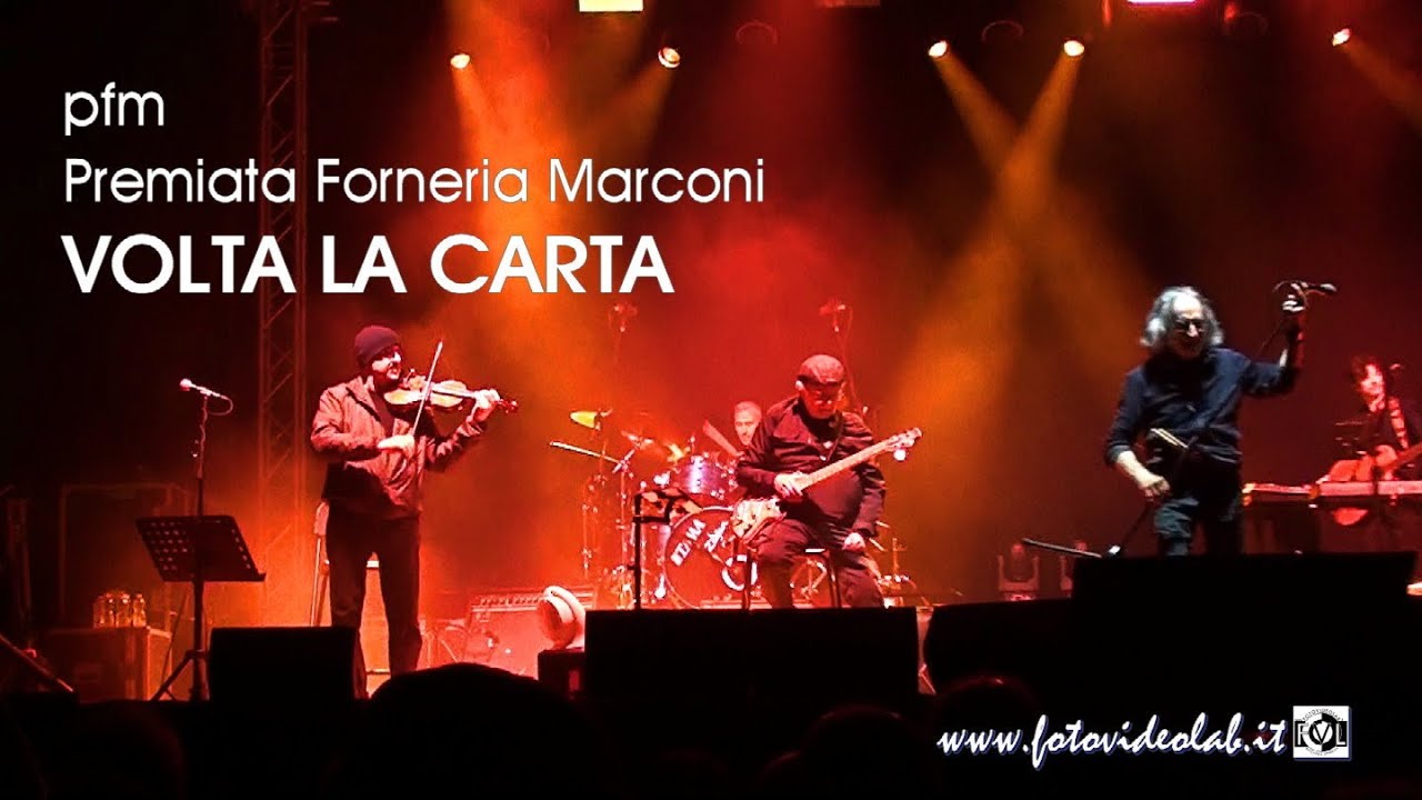 VOLTA LA CARTA - PFM - Premiata Forneria Marconi - Doppia Traccia Tour - Canepina 7 giugno 2025