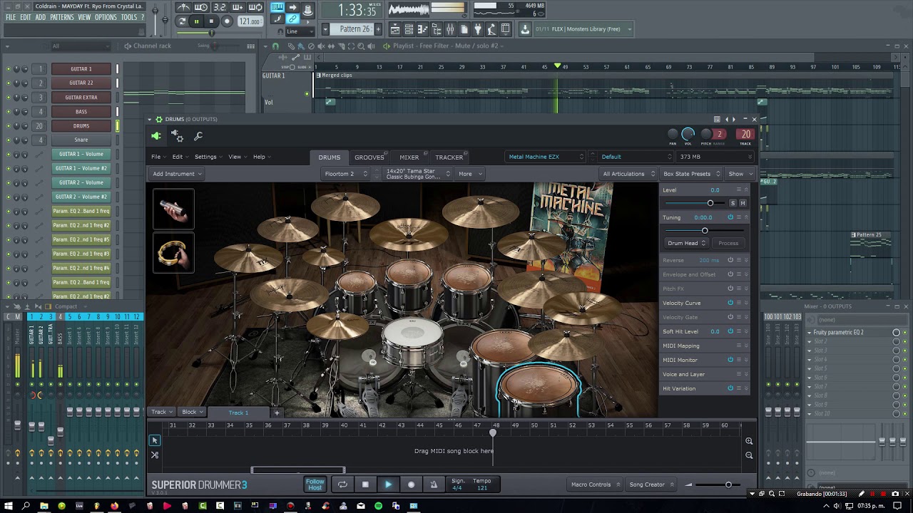 Coldrain - MAYDAY Ft. Ryo from Crystal Lake (FL Studio Remake)