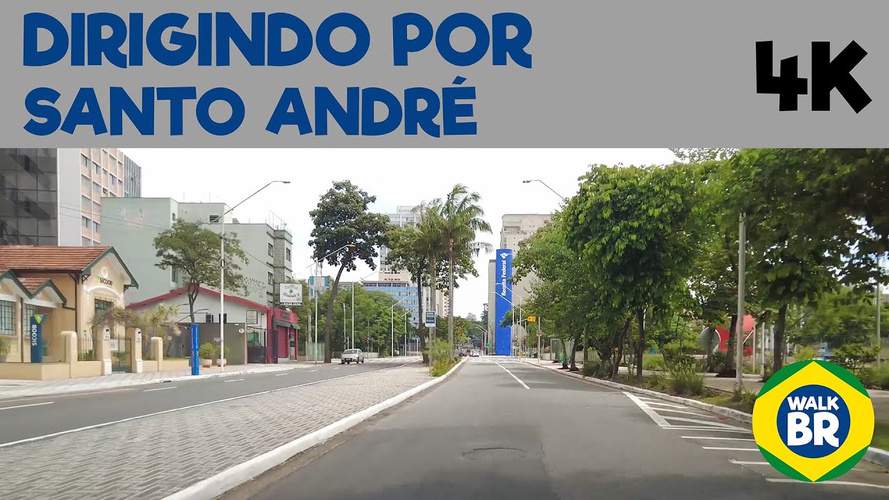 SANTO ANDRÉ - SP - Dirigindo - Driving - 4K 60fps