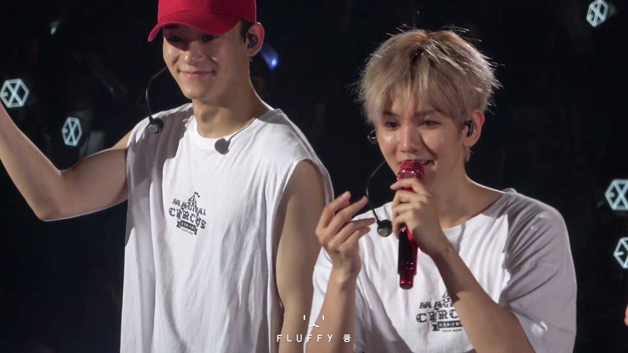 [4K] 180608 엑소 첸백시 EXO-CBX Magical Circus in Osaka - Ending Ment - Baekhyun 백현 Focus 직캠