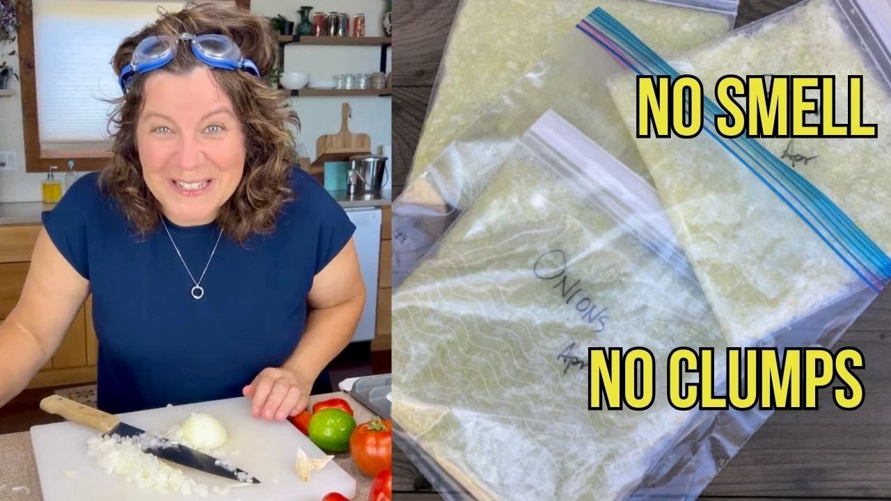How to Freeze Onions (So They Don't Stick Together!)