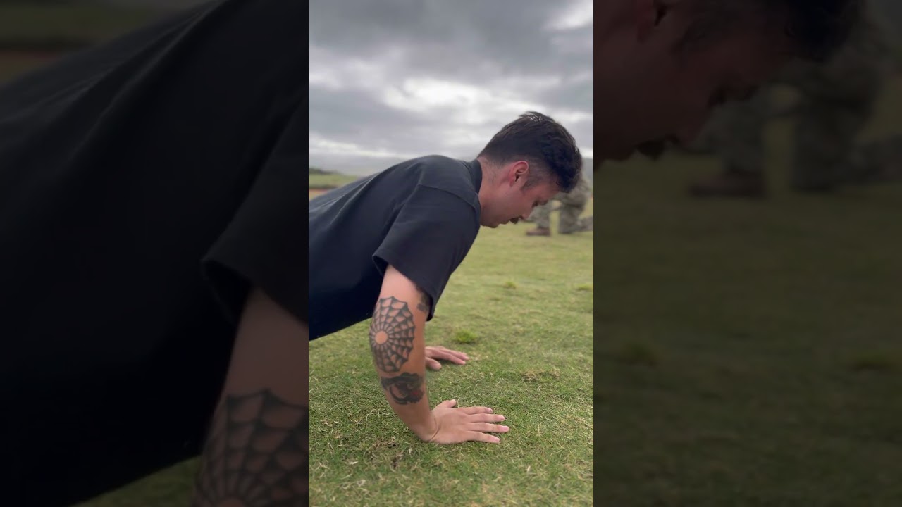 Green Berets test SOCOM Athlete students on Hand Release Push-ups, Special Forces Challenge Event