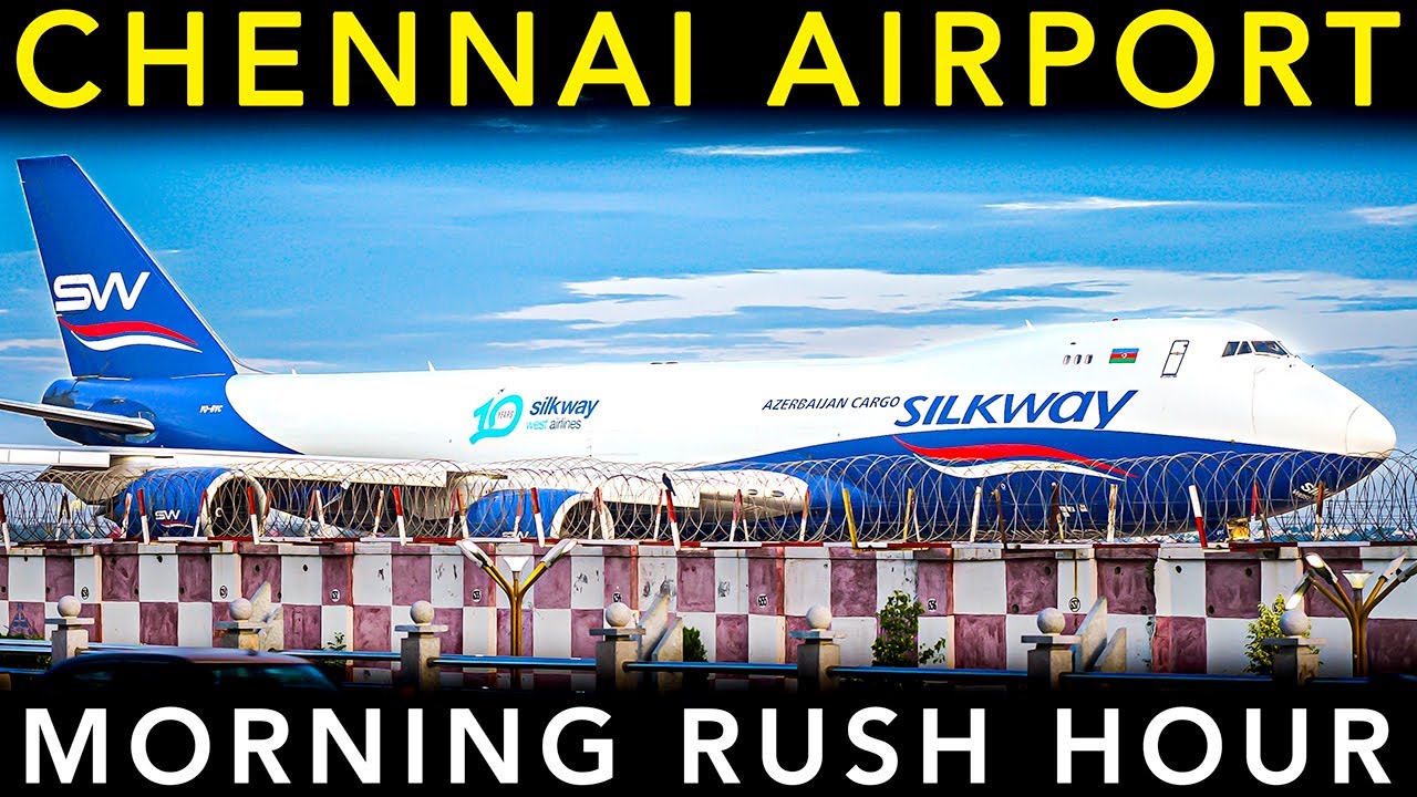 Morning RUSH HOUR at CHENNAI AIRPORT🇮🇳 | PLANE SPOTTING - Landing & Takeoff