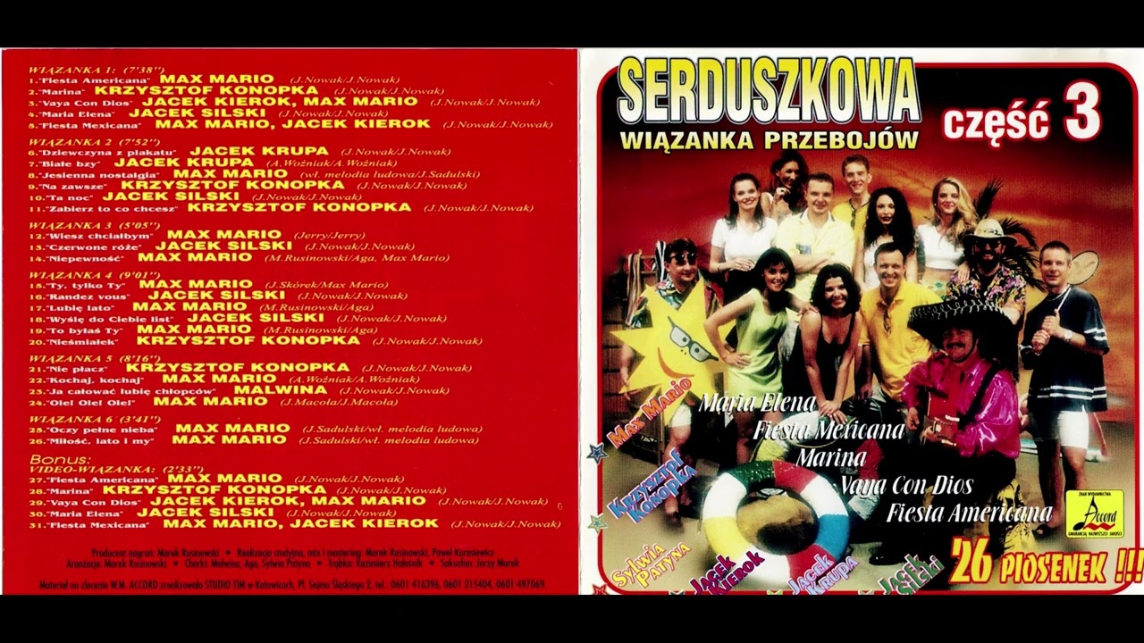 Serduszkowa Wiązanka. Wiązanka 4 Max Mario , Krzysztof Konopka , Jacek Silski