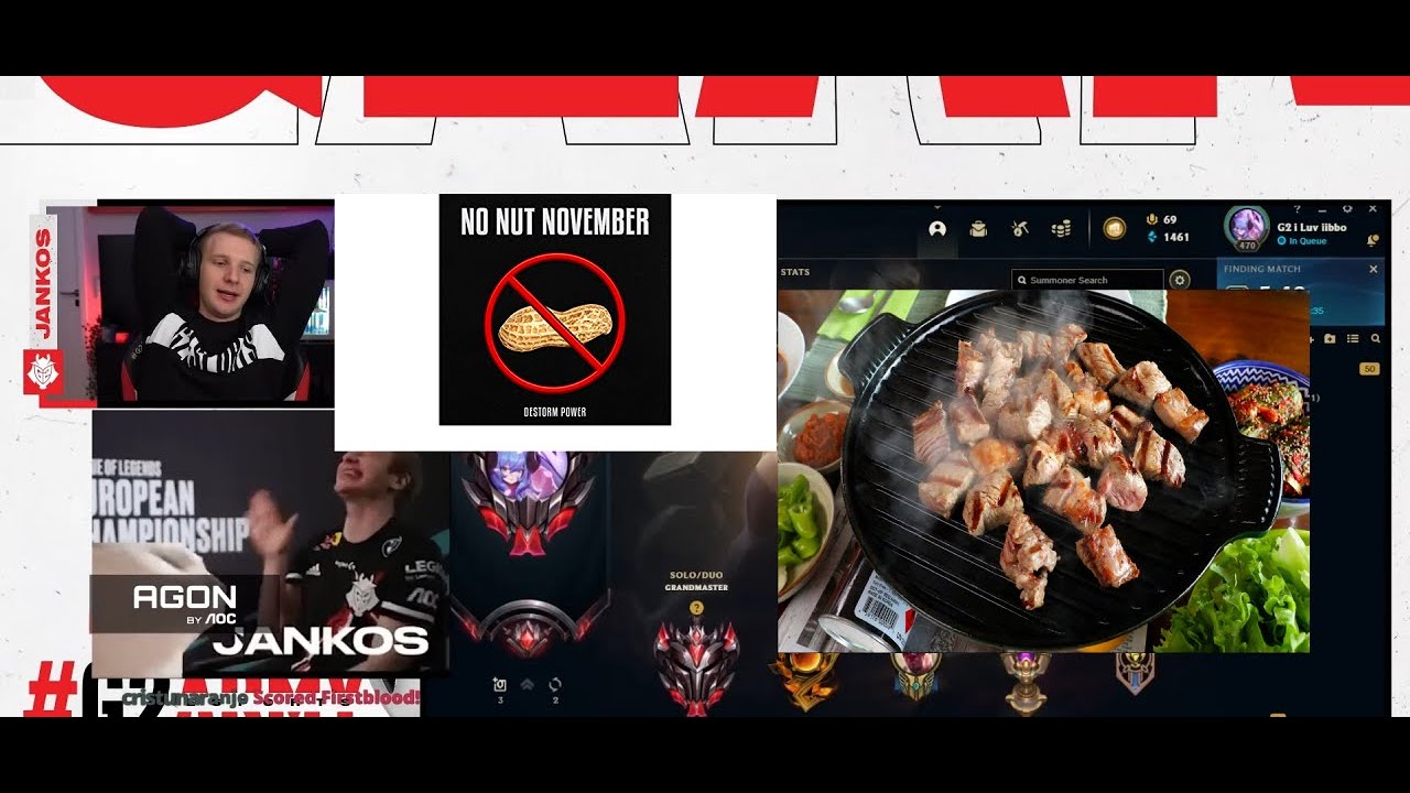 Jankos No Nut November | Korean BBQ | Guys Neck | Jankos Stream Highlights