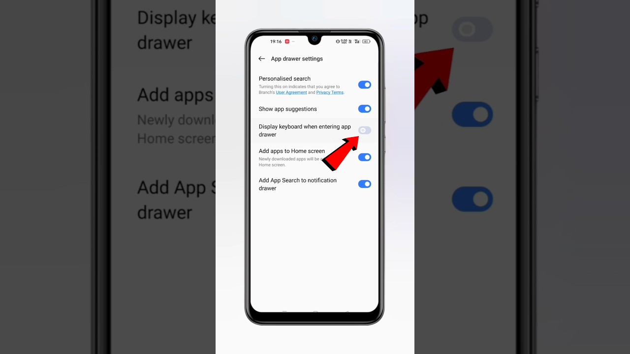 Android app drawer keyboard kaise off karen | Android app drawer keyboard settings #techfrack