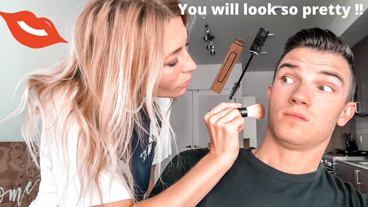 TURNING MY HUSBAND INTO A WOMAN FOR THE DAY *BEAUTIFUL