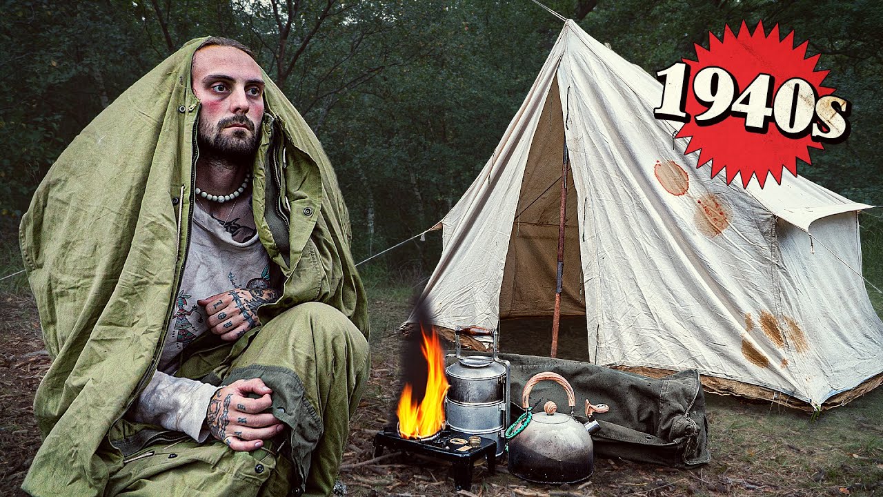 Isolated with 1940s Camping Gear - HOW BAD COULD IT BE?