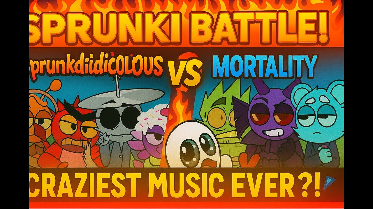 Sprunki Battle! 💥 Sprunkdiculous vs Mortality – CRAZIEST Music Ever?! 🎵🔥