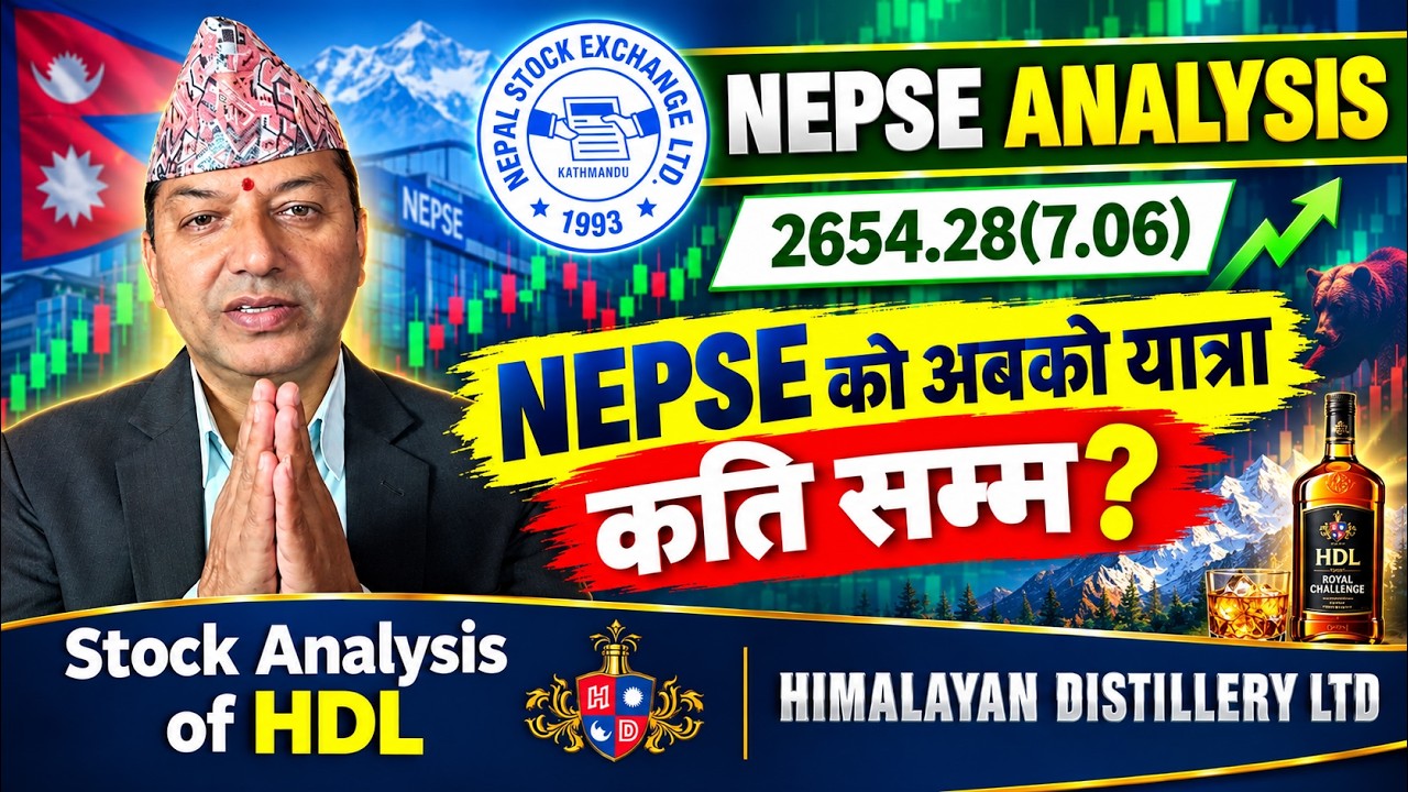 NEPSE Technical Analysis/NEPSE Daily Update/NEPSE Chart Analysis/HDL Analysis/Raju Paudel.