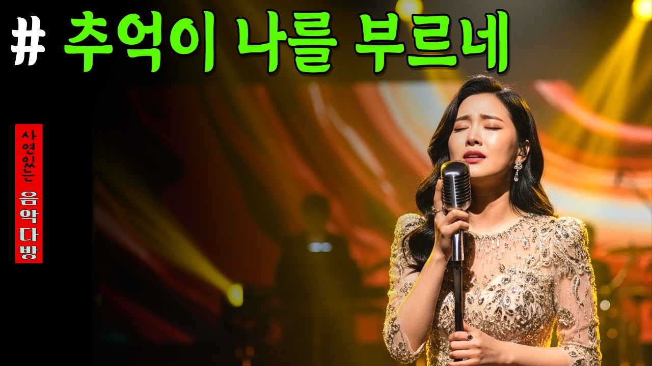 [감성트로트] 추억이 나를 부르네 | 인생의 순간들을 담은 위로음악 / 음악다방