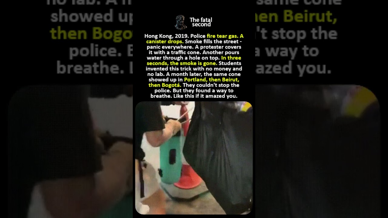 One Plastic Cone Stopped Tear Gas &mdash; Then It Traveled Around the World 🚧💨