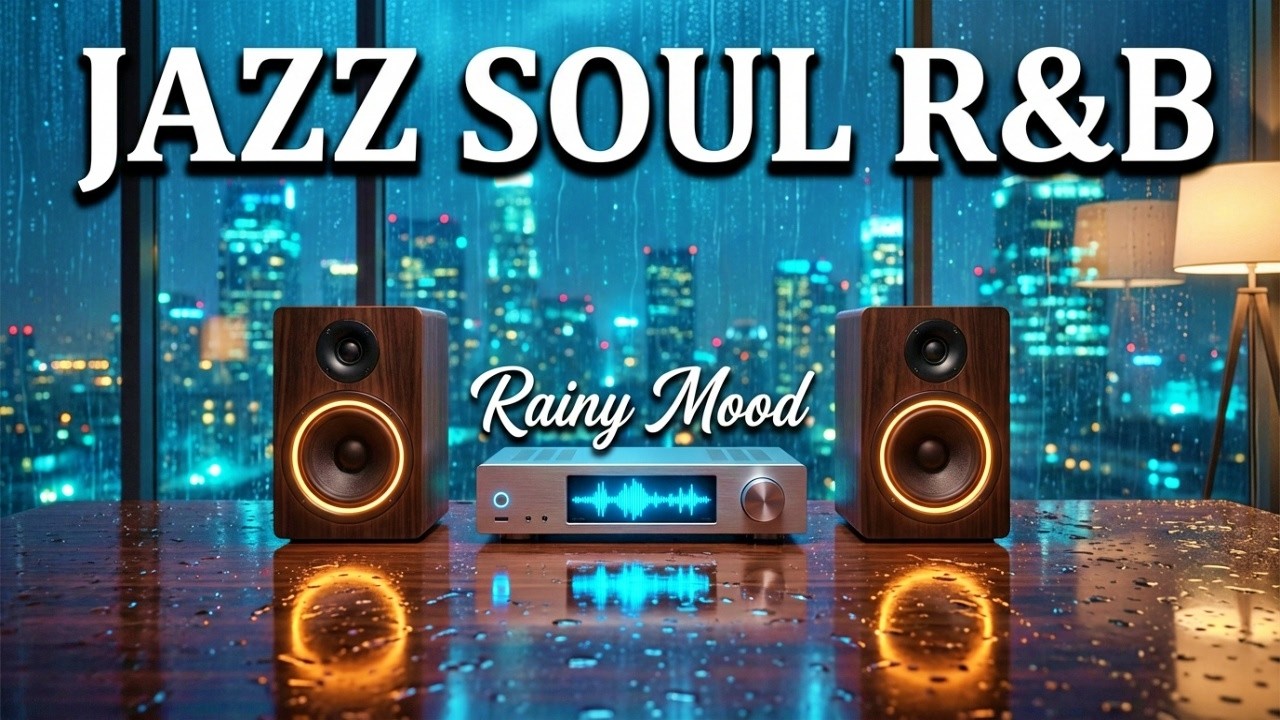 Smooth Jazz & Soulful R&B – Rainy Night City Melodies for Deep Focus & Calm Flow