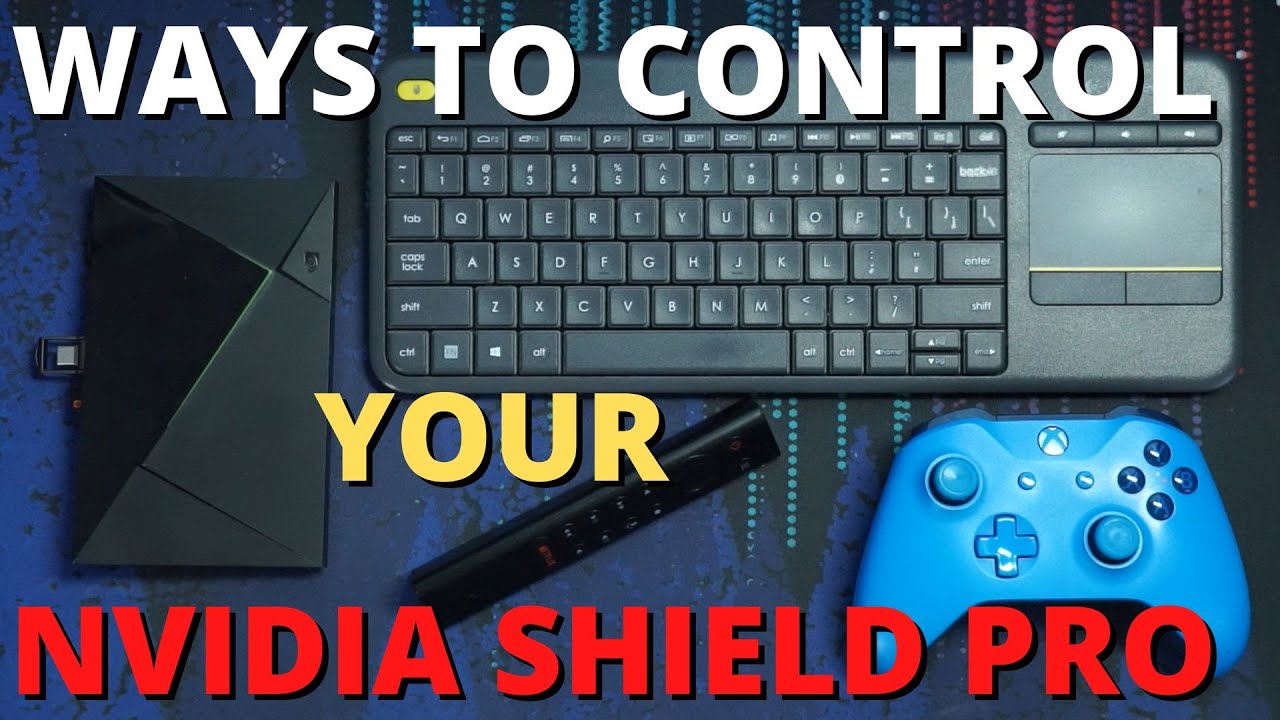 ВСЕ СПОСОБЫ УПРАВЛЕНИЯ Nvidia Shield Pro | Пульт, контроллер, клавиатура и мышь