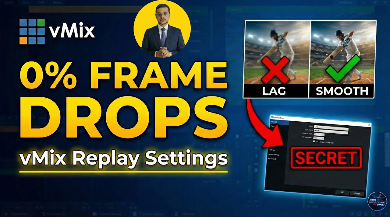 vMix Instant Replay Settings 🔥 | No Frame Drop | Smooth Slow Motion