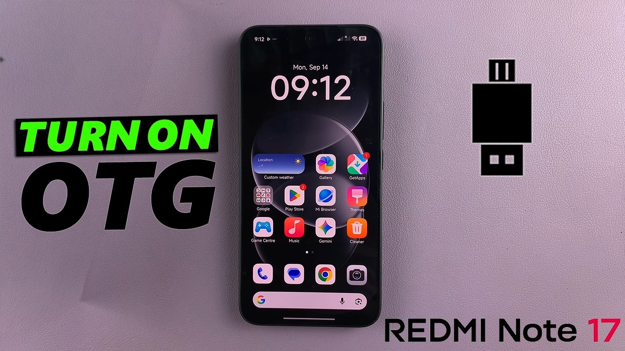 Как включить OTG на Redmi Note 17 или 17 Pro