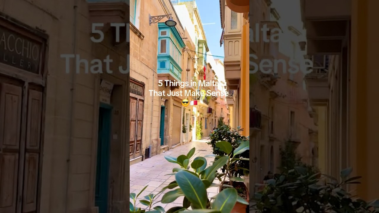 Things in Malta that just make sense 🇲🇹✨ From balconies to caves, this island gets it right.
