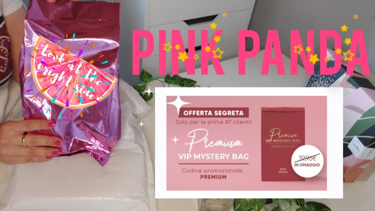 PINK PANDA VIP PREMIUM MISTERY BAG #unboxing #mistery #box #makeup