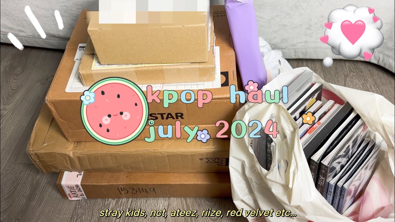 Another Big Kpop Haul!!! July 2024 ♡