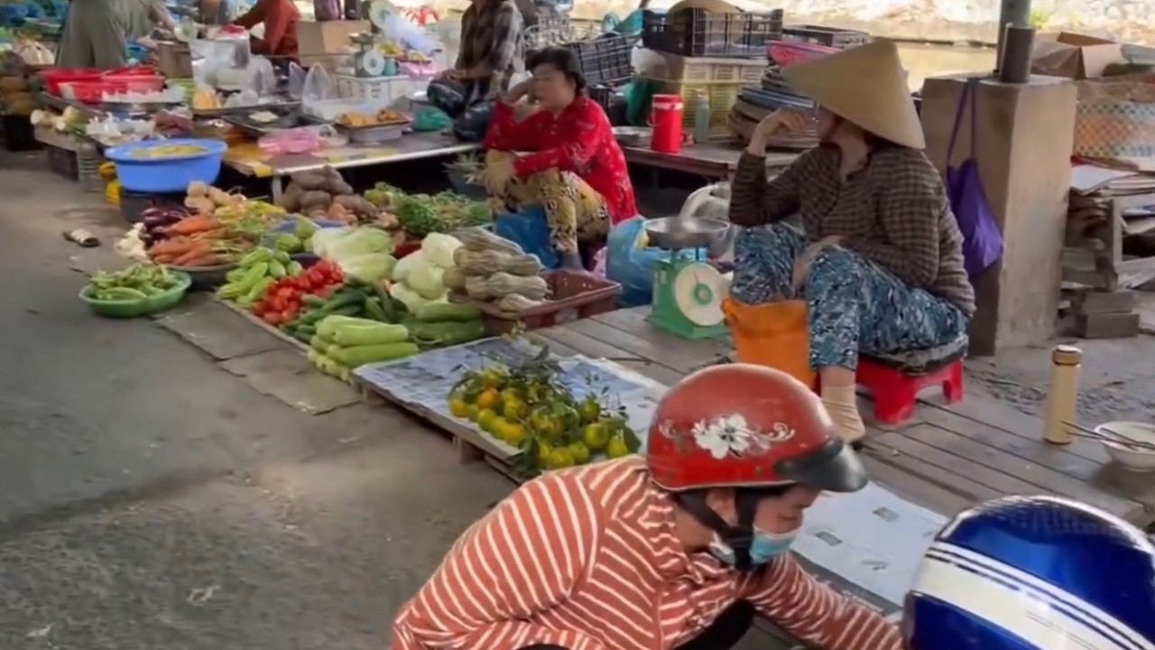 🇻🇳 Morning at Go Cong Market – Real Tien Giang, Vietnam Daily Life