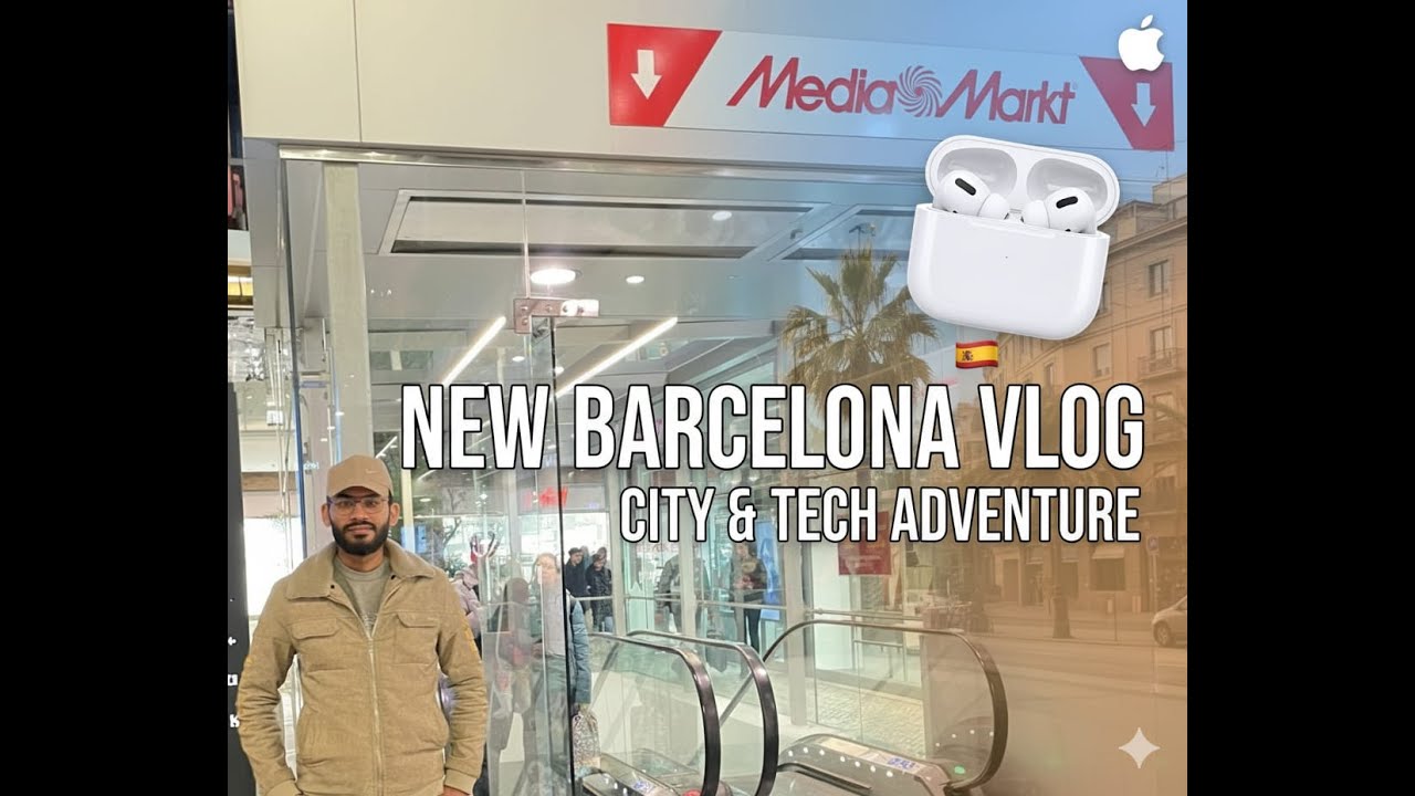 Barcelona Weather Beautiful City View and me Serch for new AirPods #barcelona #travelblog