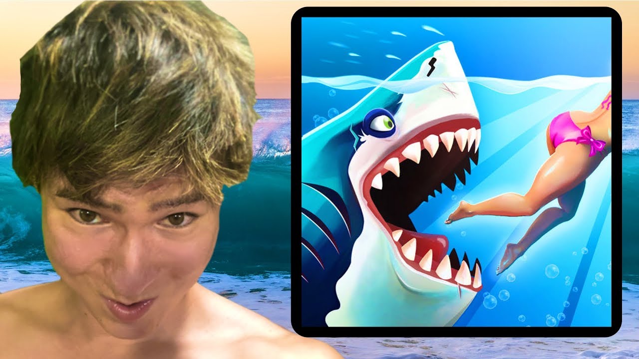 サメが人間やら食べて大きくなるの課金して最強!!【ハングリーシャーク】　PDS