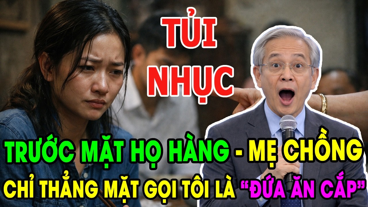 TÂM SỰ TUỔI GIÀ: MẸ CHỒNG CHỈ THẲNG MẶT TÔI NÓI LÀ 