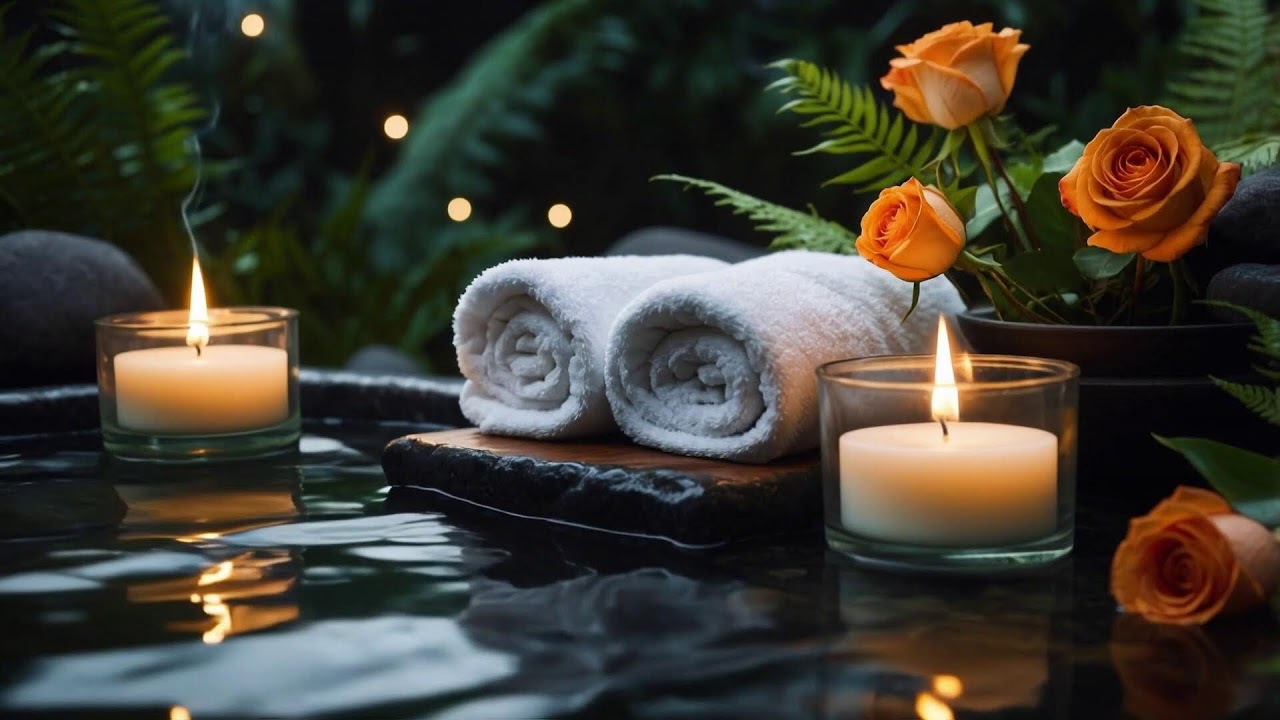 Relaxing Spa Music 🌺 Calm Your Mind Instantly, Release Stress, Insomnia Healing Piano Music 3